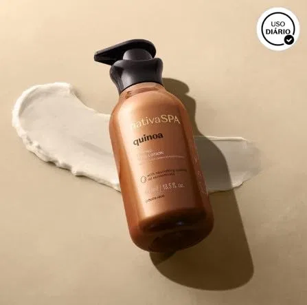 Укрепляющий лосьон для тела «Nativa Spa Quinoa» от O Boticário, 400 мл Generic — фото 2