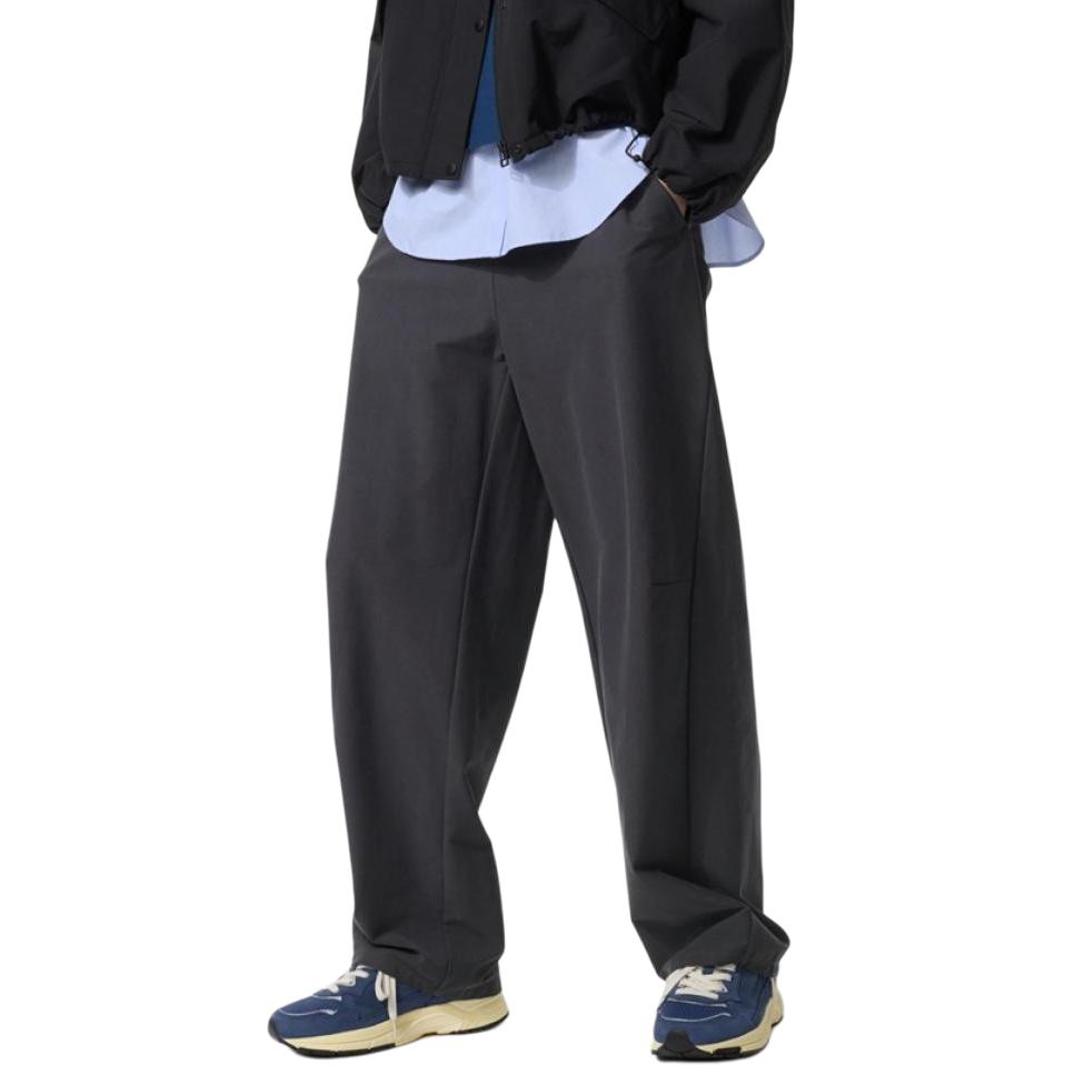 

UNIQLO Женские повседневные брюки темно-серого цвета