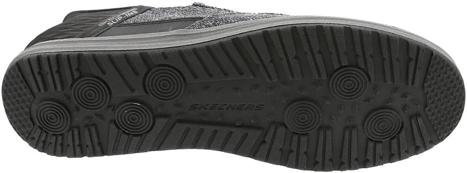 Мужские домашние лоферы Skechers Melson Bentin 210596 с лоферами, черный — фото 3