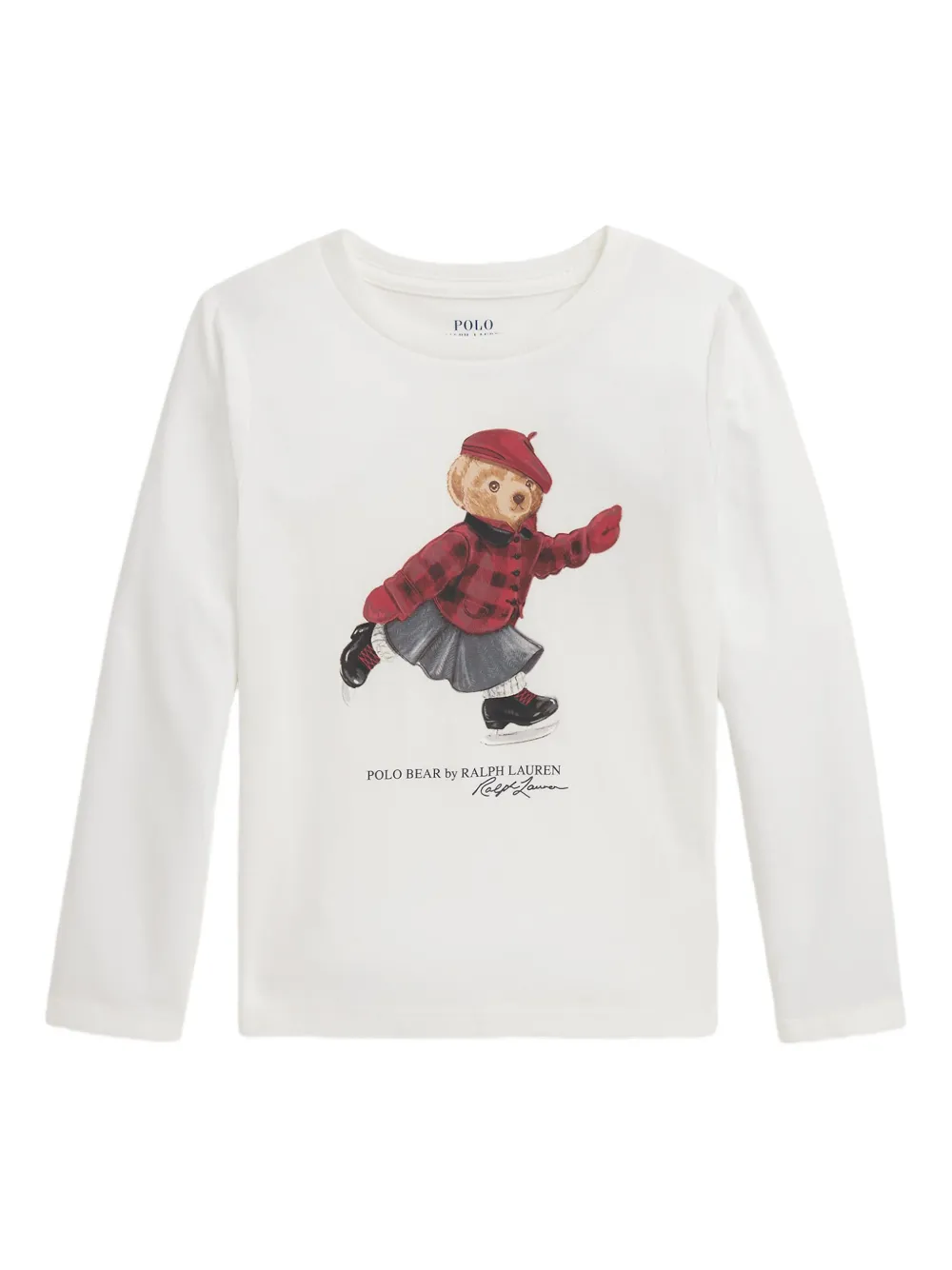 

Футболка Polo-Bear с длинными рукавами POLO RALPH LAUREN KIDS, белый