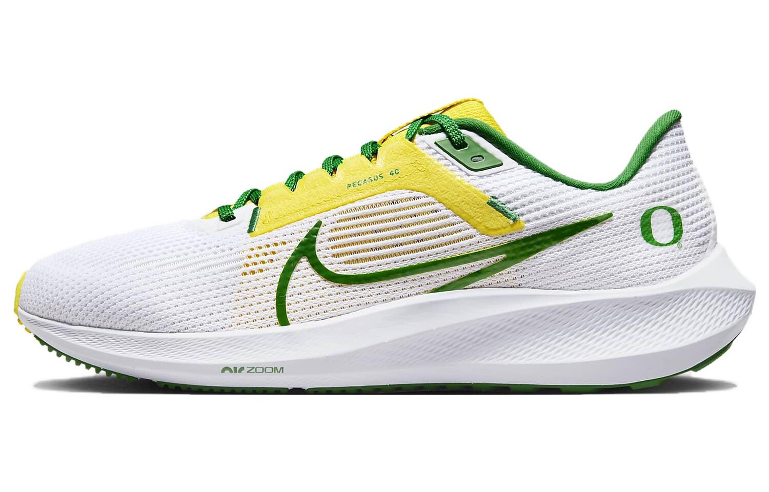 

Кроссовки Nike Air Zoom Pegasus 40 мужские, White/bright yellow/apple green