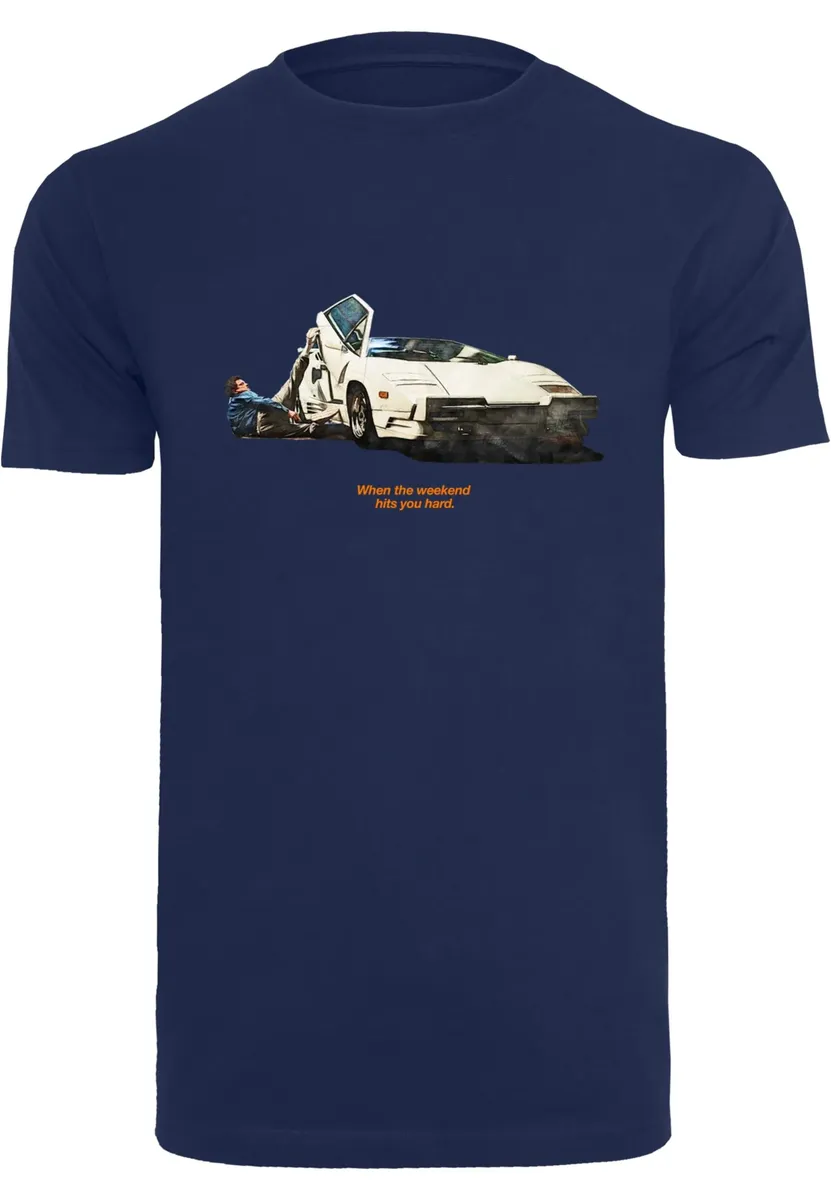 

Футболка Mister Tee "Мужская футболка Weekend Wolf Tee Mister Tee" Mistertee, синий