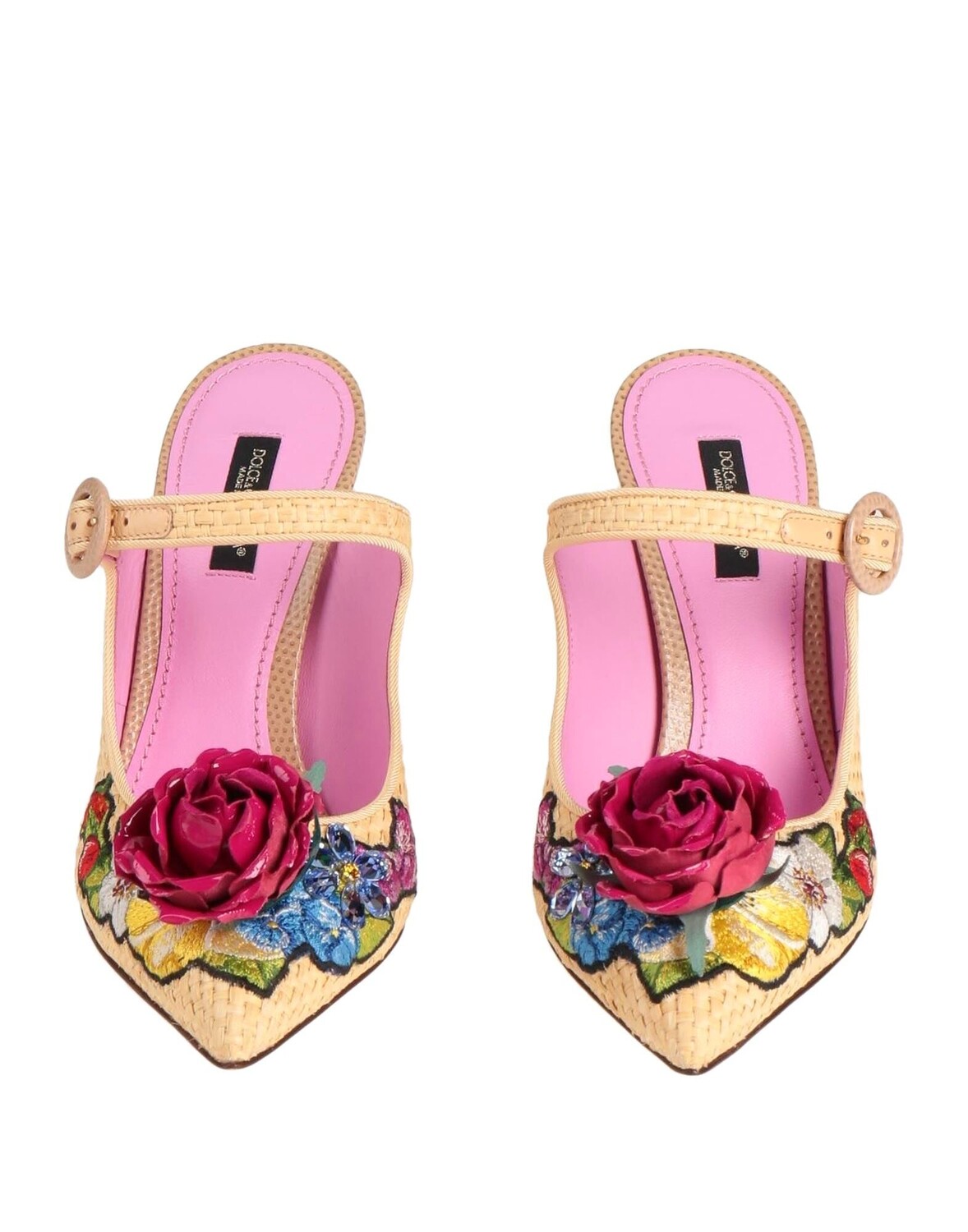 Мюли Dolce&Gabbana, бежевый — фото 4