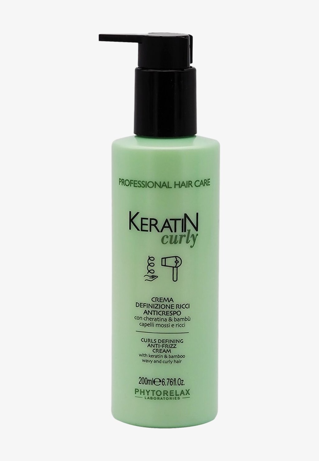 

Уход за волосами Keratin Curly Curls Defining Anti-Frizz Cream Phytorelax