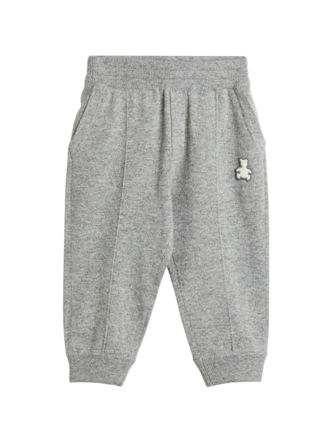 

Brunello Cucinelli Kids кашемировые спортивные брюки, серый