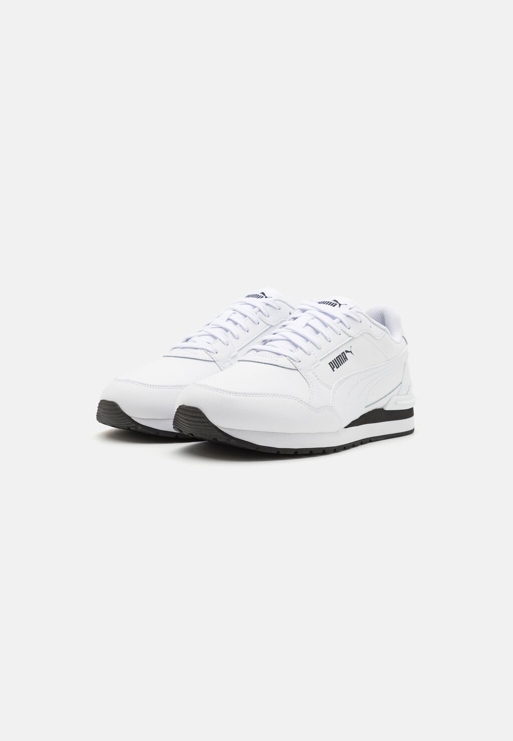 Кроссовки St Runner V4 Unisex Puma, белый/черный — фото 2