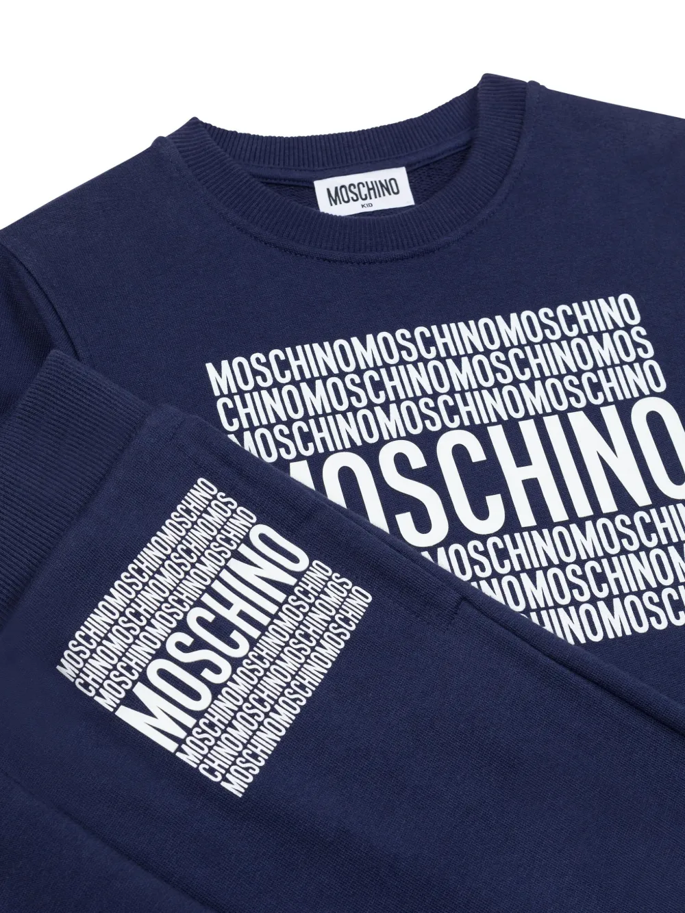Спортивный костюм с логотипом Moschino Kids, синий — фото 3
