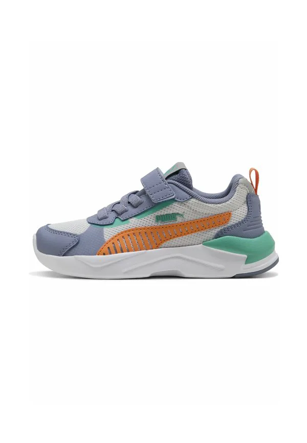Кроссовки xray 3 Puma, Feather Gray Melon Glow Gray Sky Vibrant Green