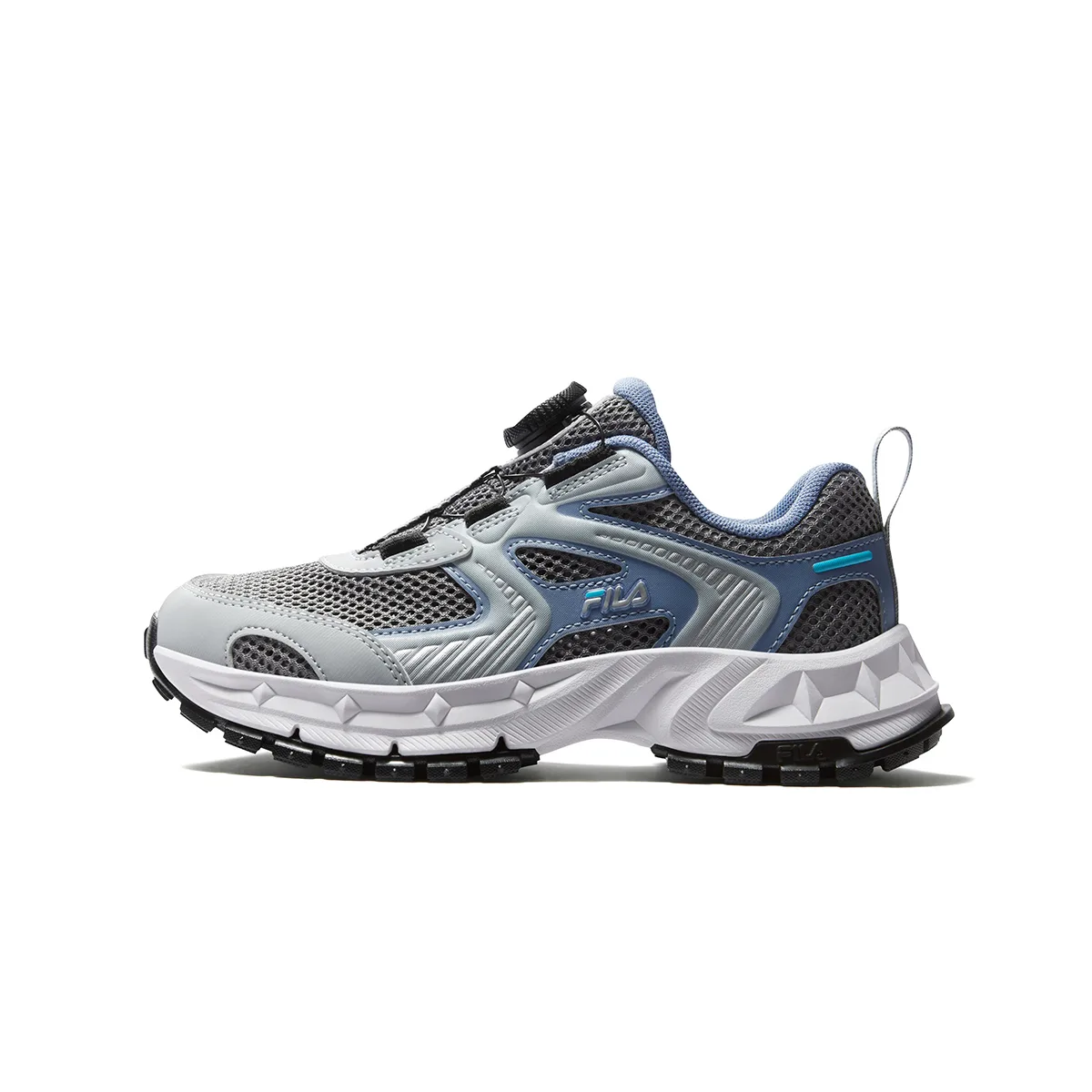 PERFORMANCE FPF Cheetah Synthetic Leather, Textile Outdoor Shoes Kids' FILA KIDS, f-ch castle серый/high-key серый