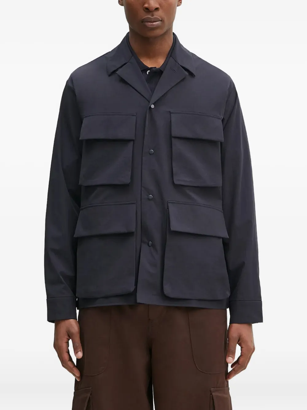 

Рубашка Mads с карманами Norse Projects, синий