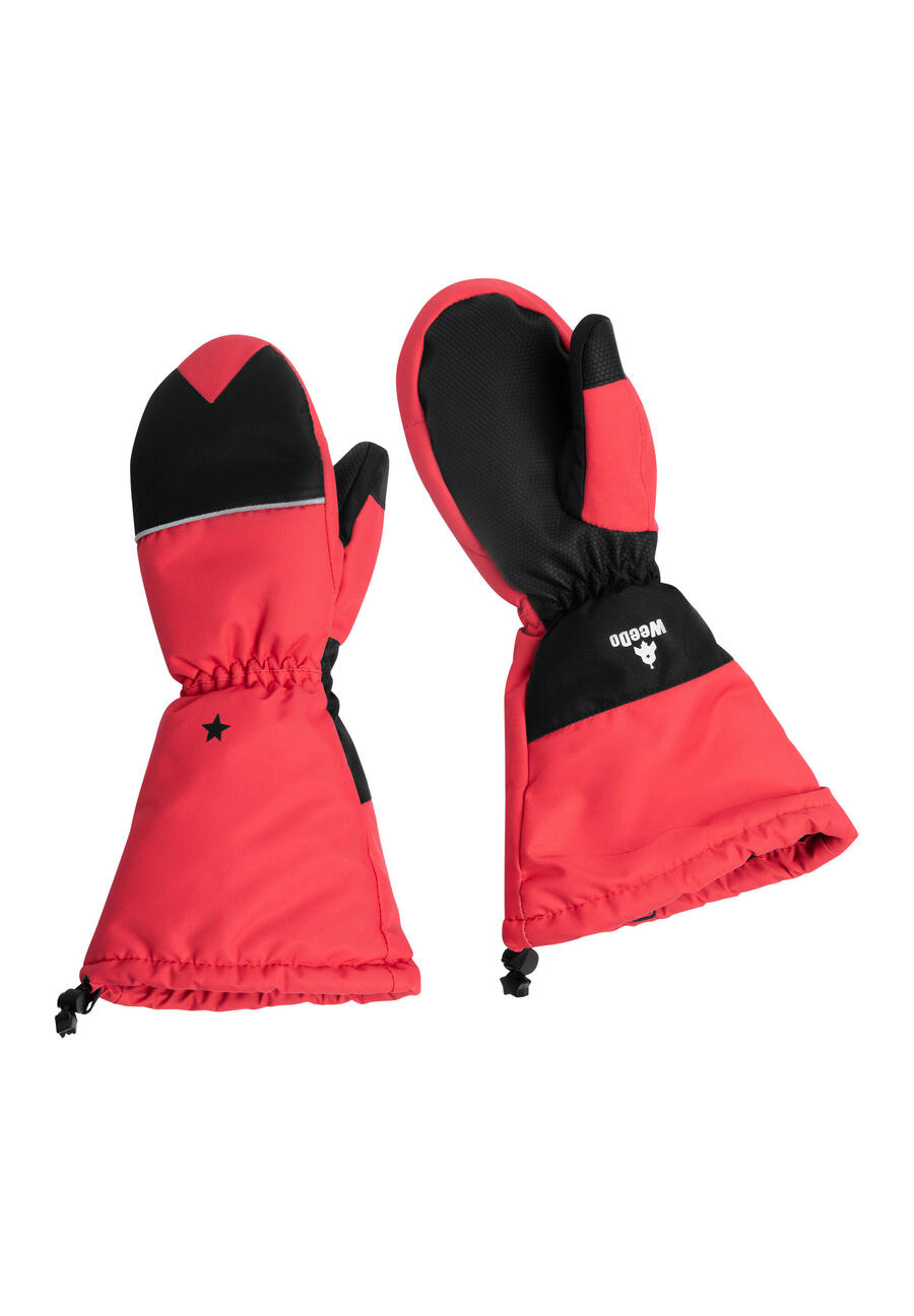 

WEEDO FUNWEAR Варежки DEVILDO красные дышащие светоотражающие водонепроницаемые