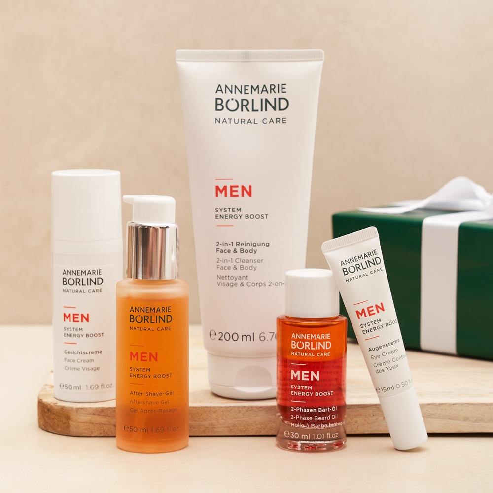 Укрепляющий крем для лица Men System Energy Boost для мужчин Annemarie Börlind, 50 мл — фото 3