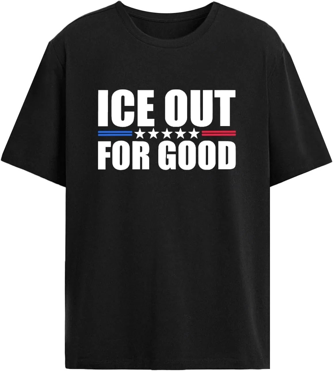 Футболка I.C.E Out for Good для женщин Casual Generic, черный