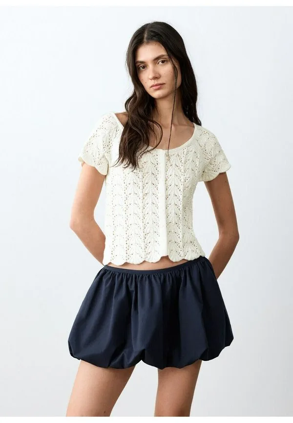Подростковая блузка Mango Kids, Blanc Cassé — фото 2