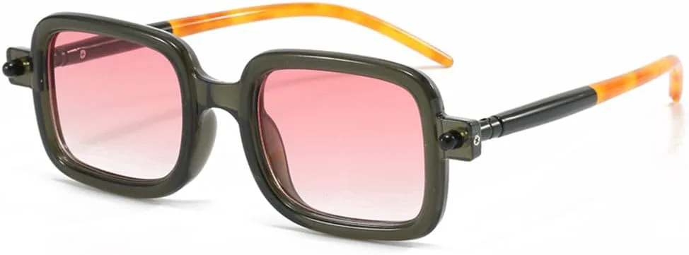 

Солнцезащитные очки с заклепками UV400 в стиле панк для женщин и мужчин, для бега на открытом воздухе и занятий спортом, для путешествий UYPTK, Black Brown