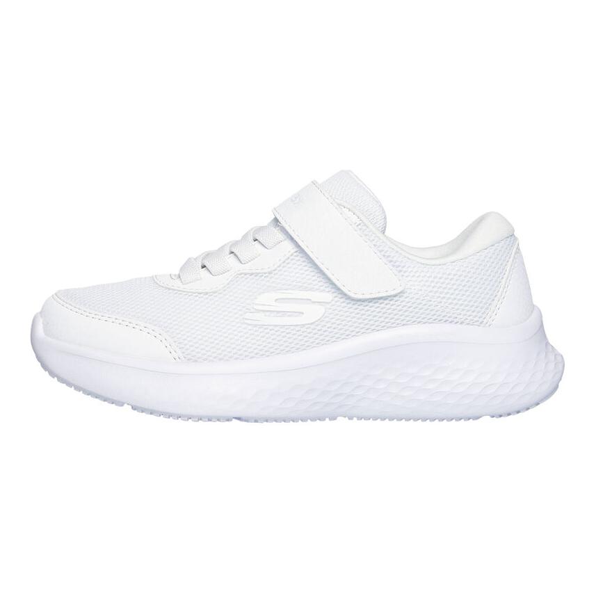 

Skechers Kids Белые детские повседневные противоскользящие износостойкие низкие кеды