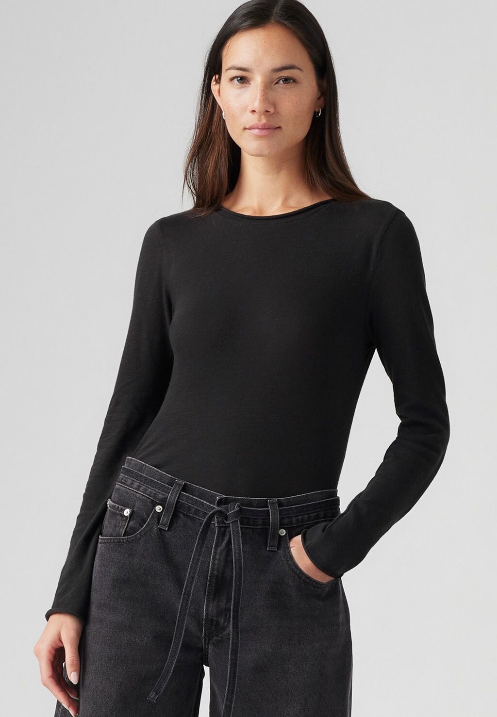 

Топ с длинными рукавами LIGHTWEIGHT SLUB Levi's®, черный