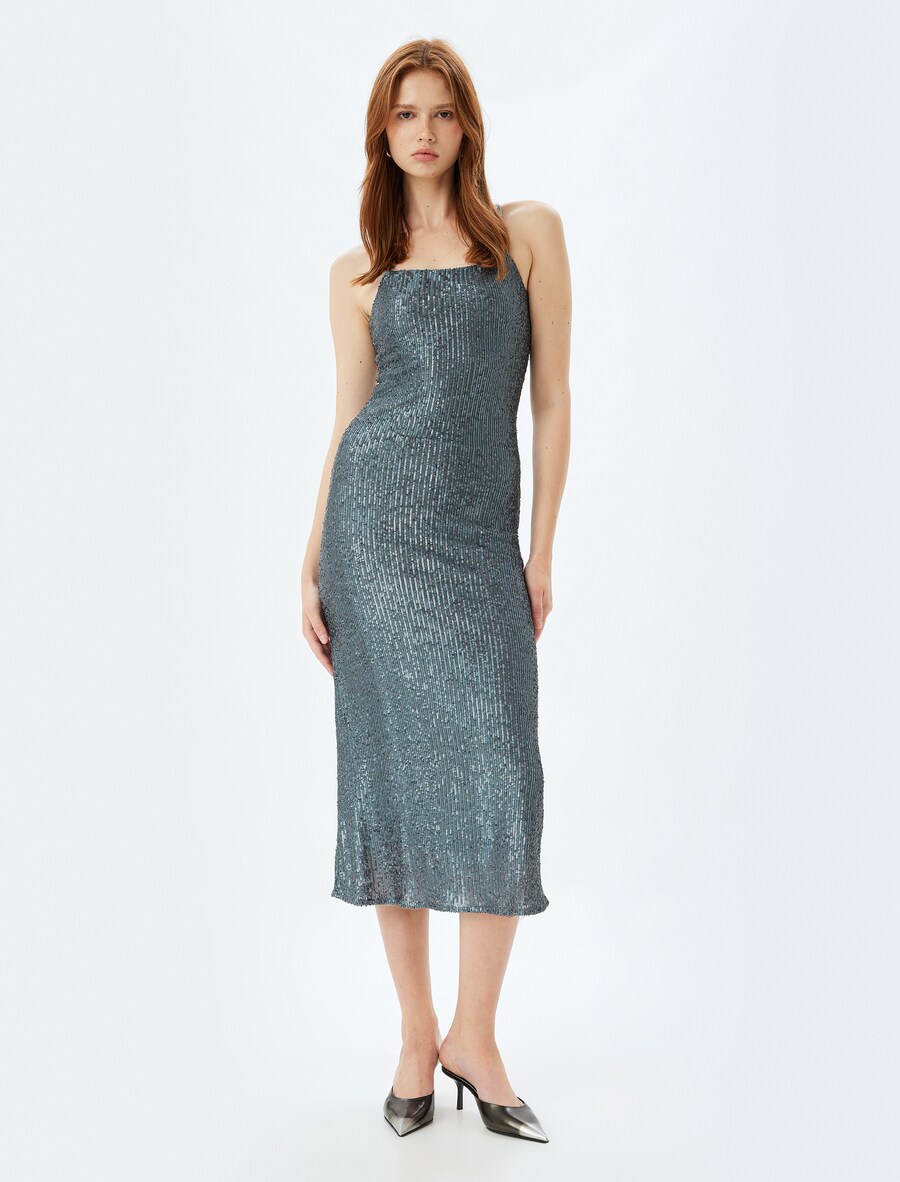 

Коктейльное платье Koton, цвет Basalt grey