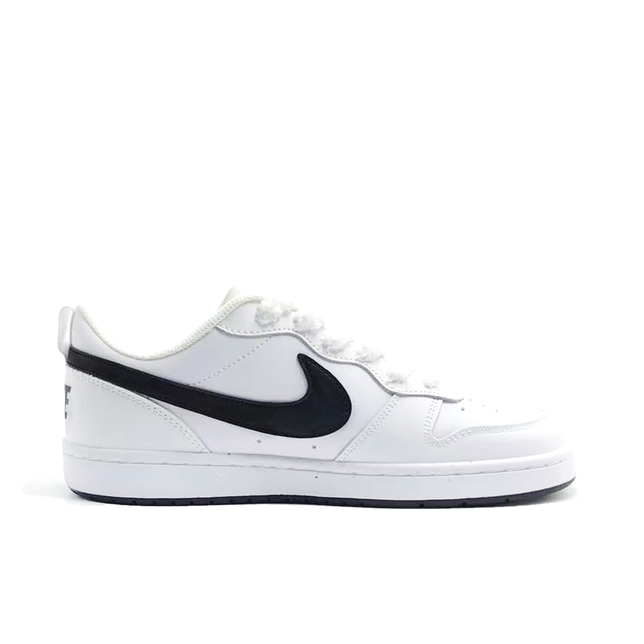 Nike Кроссовки low top, бренд Court Borough, цвет milk white cat, материал synthetic leather, waterproof, abrasion resistant, height increasing — фото 3