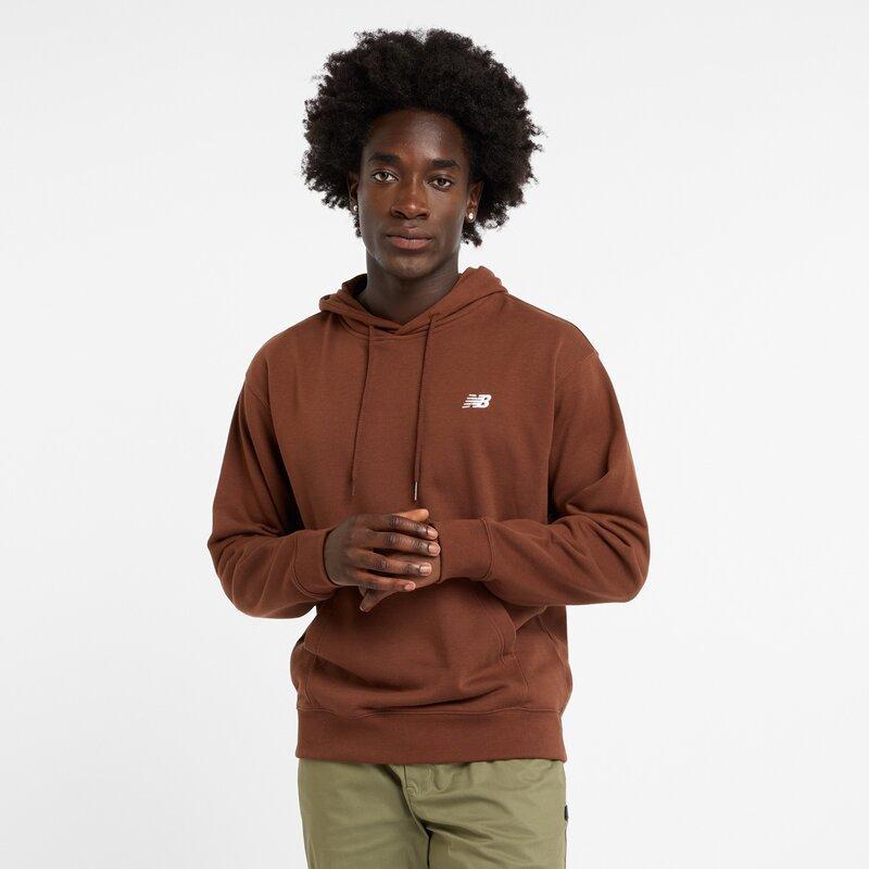 

Толстовка Kapuzensweat sport Essentials из френч терри New Balance, цвет rich oak (mt41508rok)