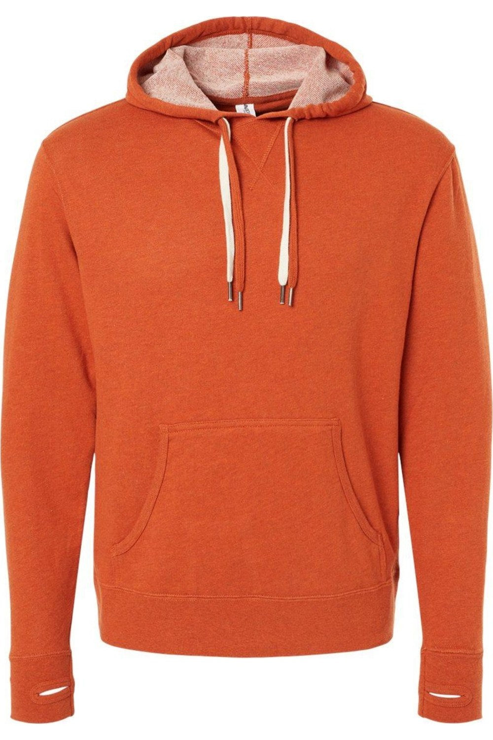 

Independent Trading Co. Толстовка с капюшоном из французского трикотажа средней плотности, цвет burnt orange heather