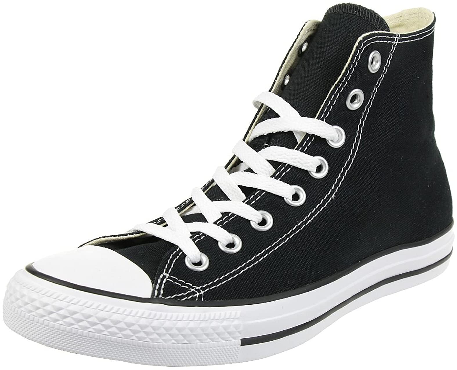 Converse Chuck Taylor All Star Тканевые Высокие Унисекс Кроссовки, черный — фото 2