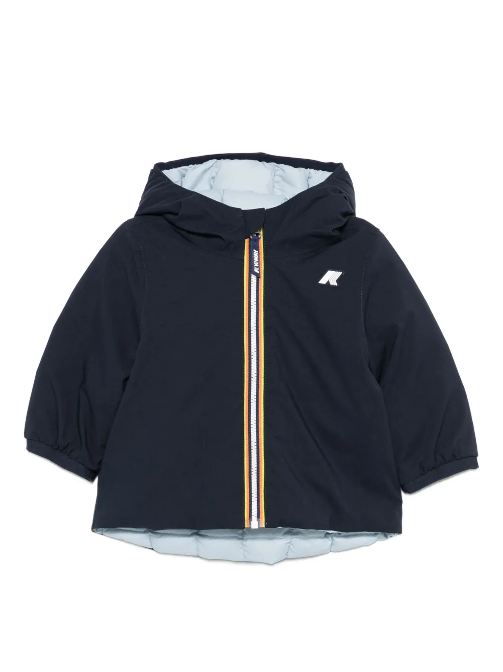

Двусторонняя куртка с капюшоном K Way Kids, синий