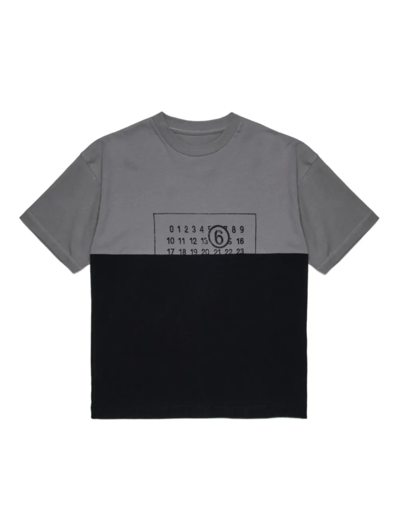 

MM6 Maison Margiela Kids футболка с логотипом, серый