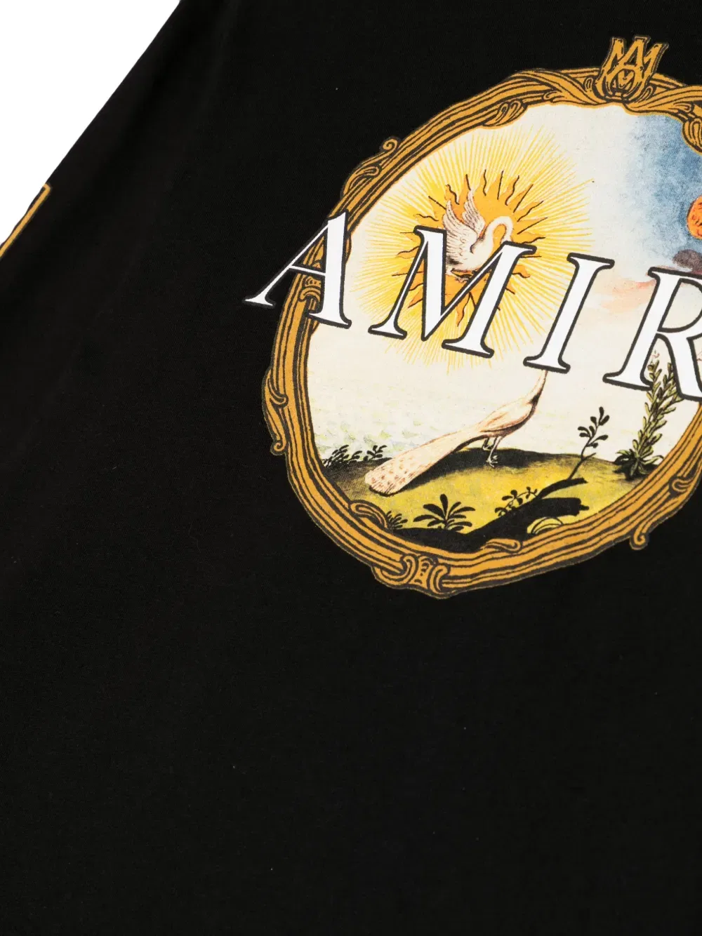 Толстовка с графическим логотипом Amiri Kids, черный — фото 3