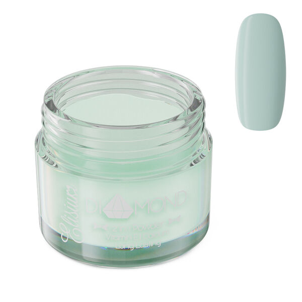 

Маникюрная пудра титановая мятно-зеленая, 23 г Elisium Diamond, цвет mint green