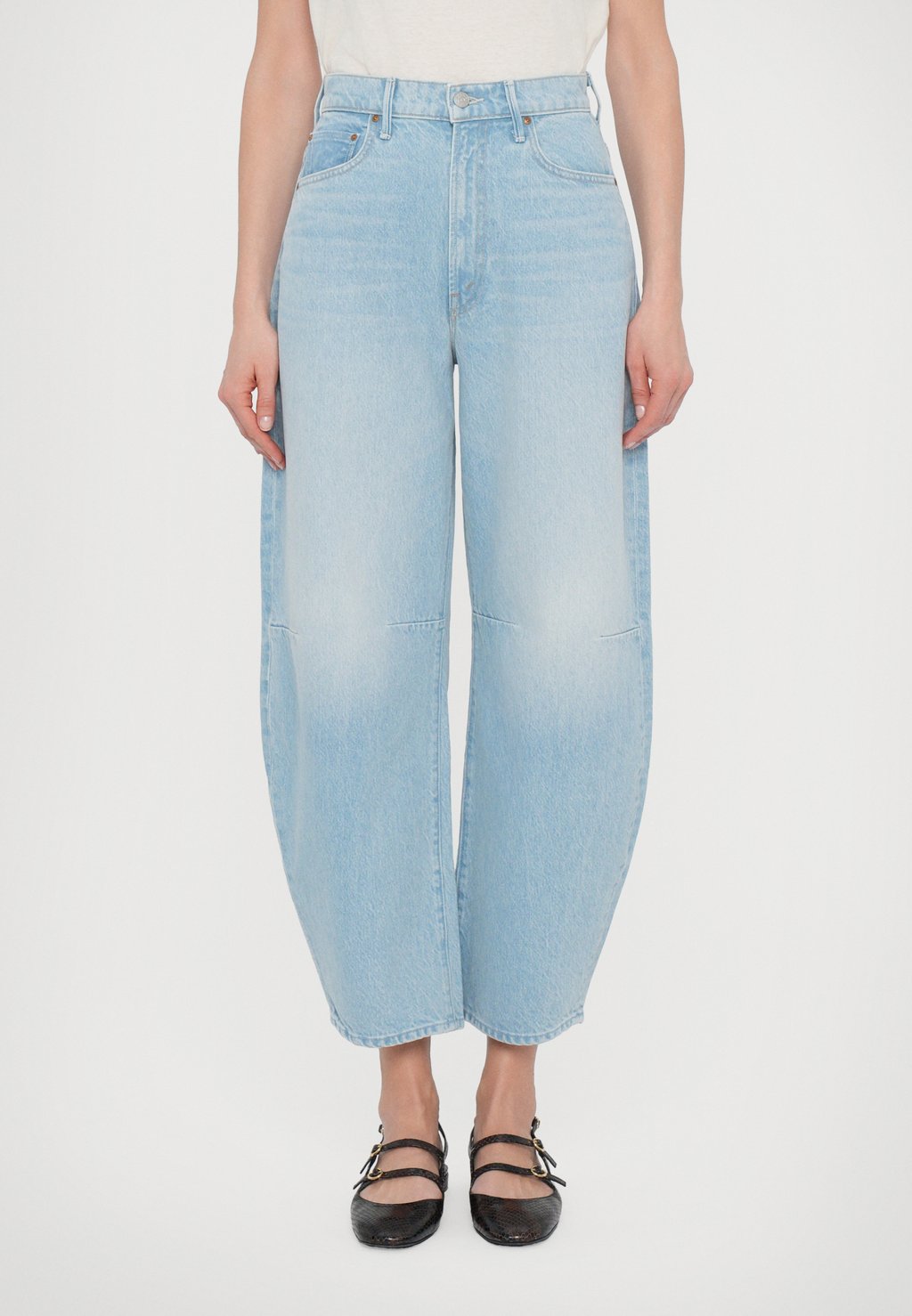 

Мешковатые джинсы THE PONY KEG Mother, цвет Light Blue Denim