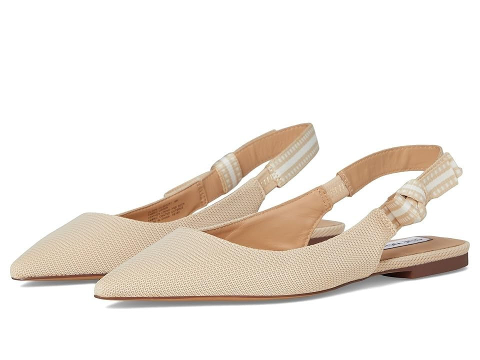 Стильные мюли Steve Madden Olsen с заостренным мысом и ремешком на щиколотке, бежевый