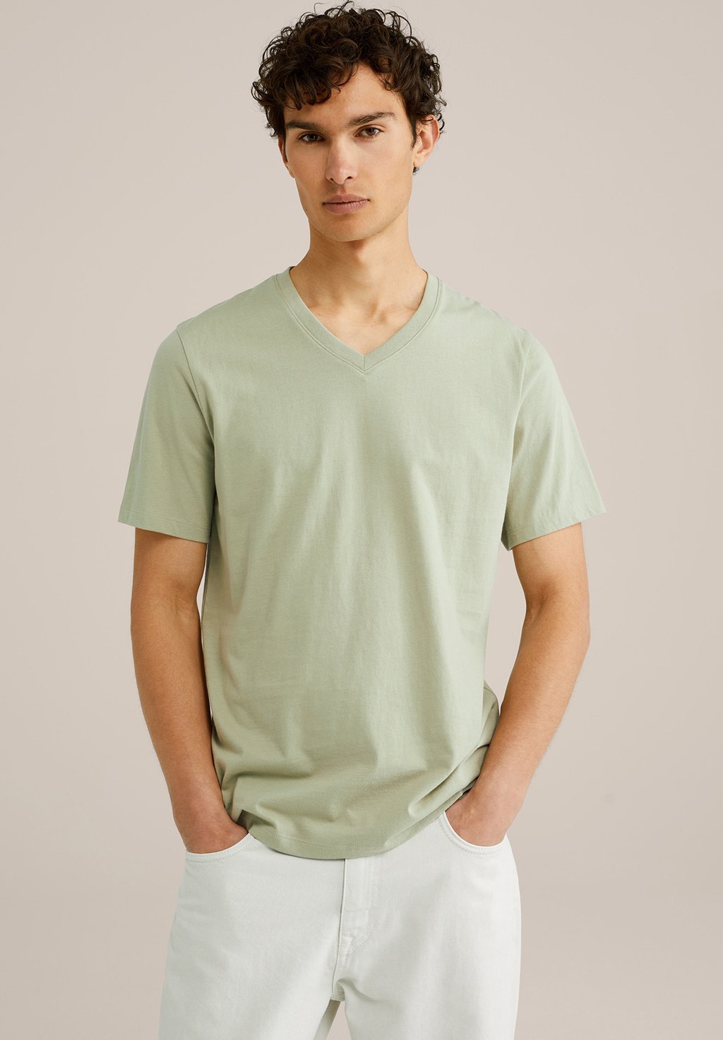 

Базовая футболка WE Fashion, цвет Moss Green
