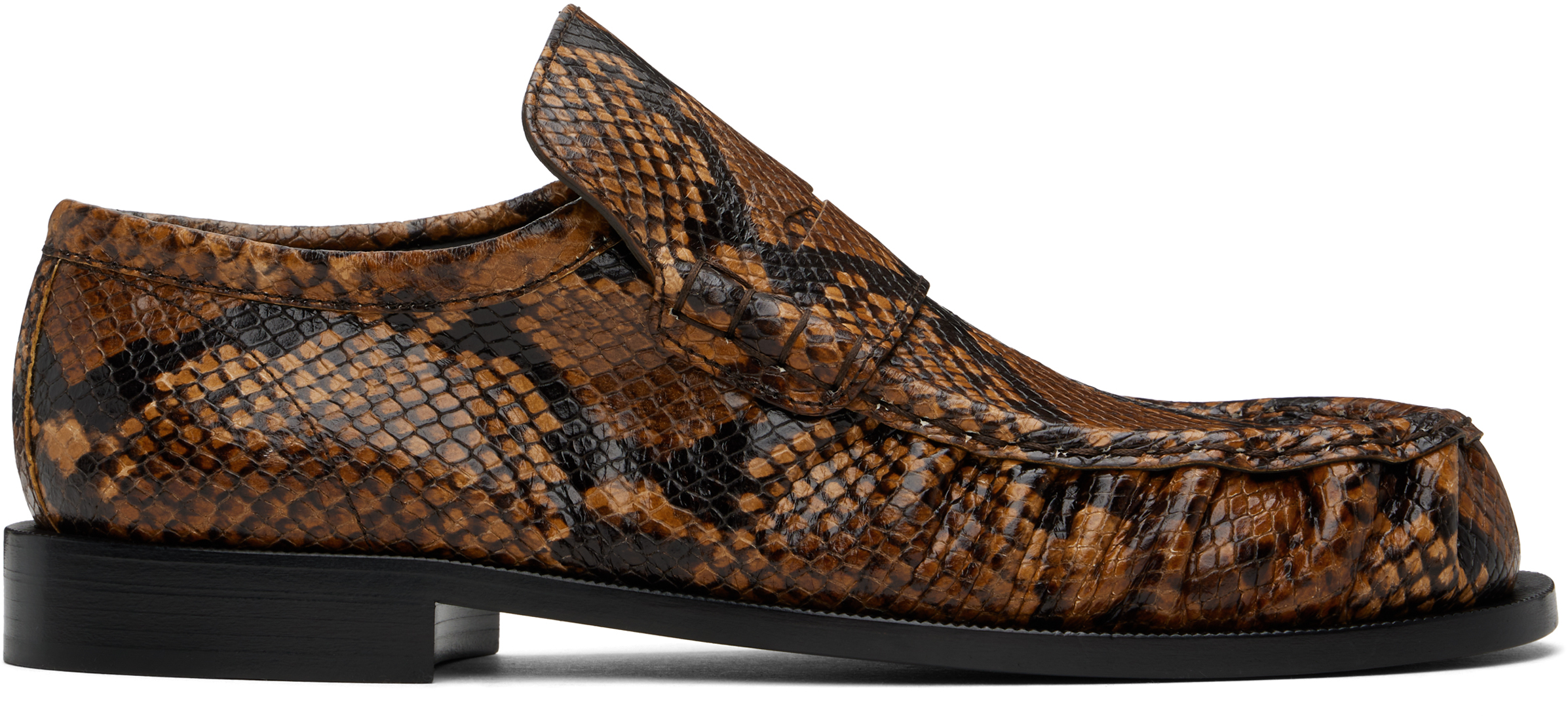 

Кожаные мокасины Dries Van Noten, Tan