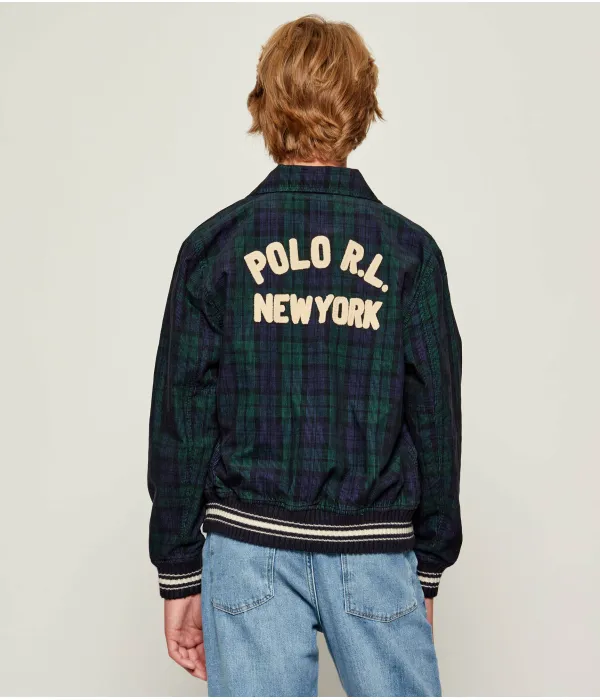 Вельветовая куртка-бомбер Regular fit Polo Ralph Lauren, синий — фото 3