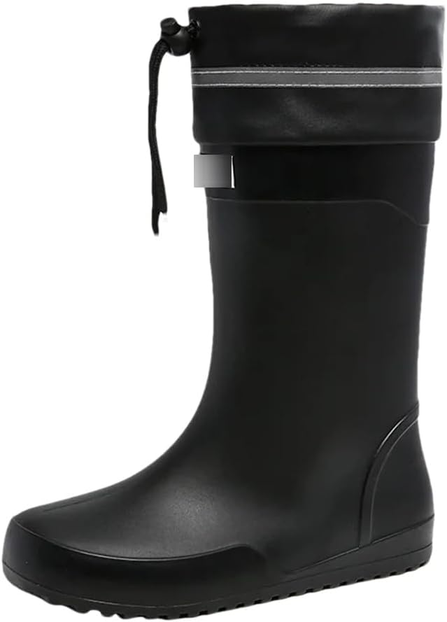 

Мужские водонепроницаемые ботинки Wjnvfioo, легкие, износостойкие, с круглым носком, для активного отдыха, эластичные, противоскользящие, черный