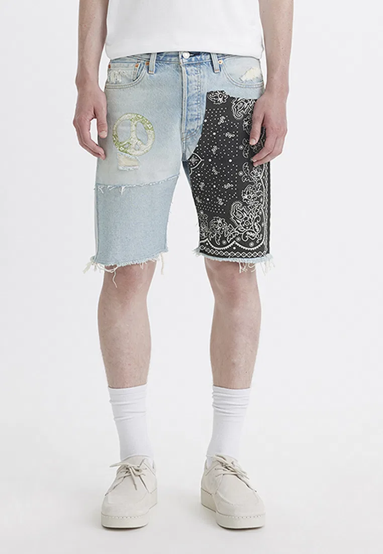Шорты джинсовые, 501 Original, Levi's, синий