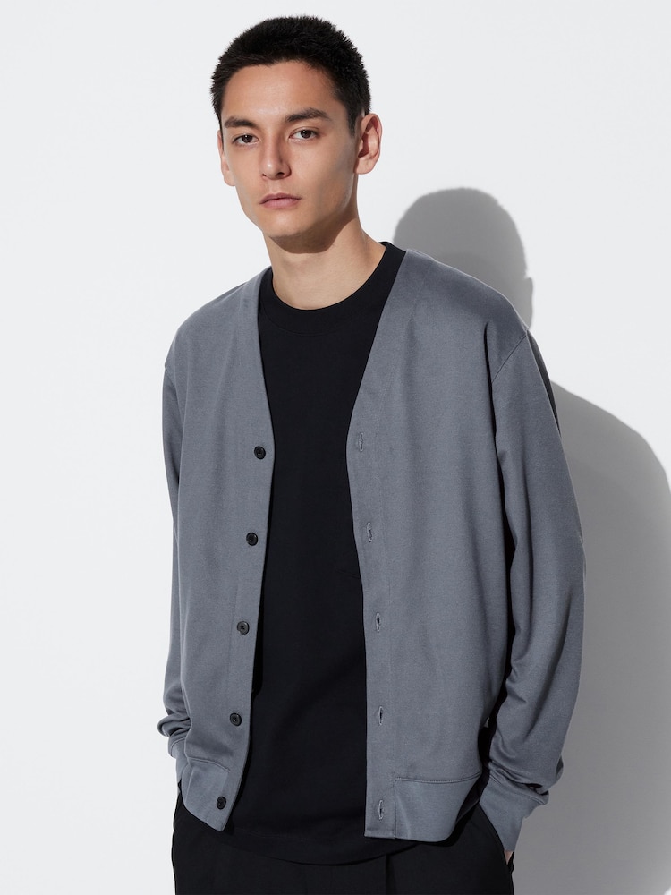

Кардиган airism из хлопка Uniqlo, серый