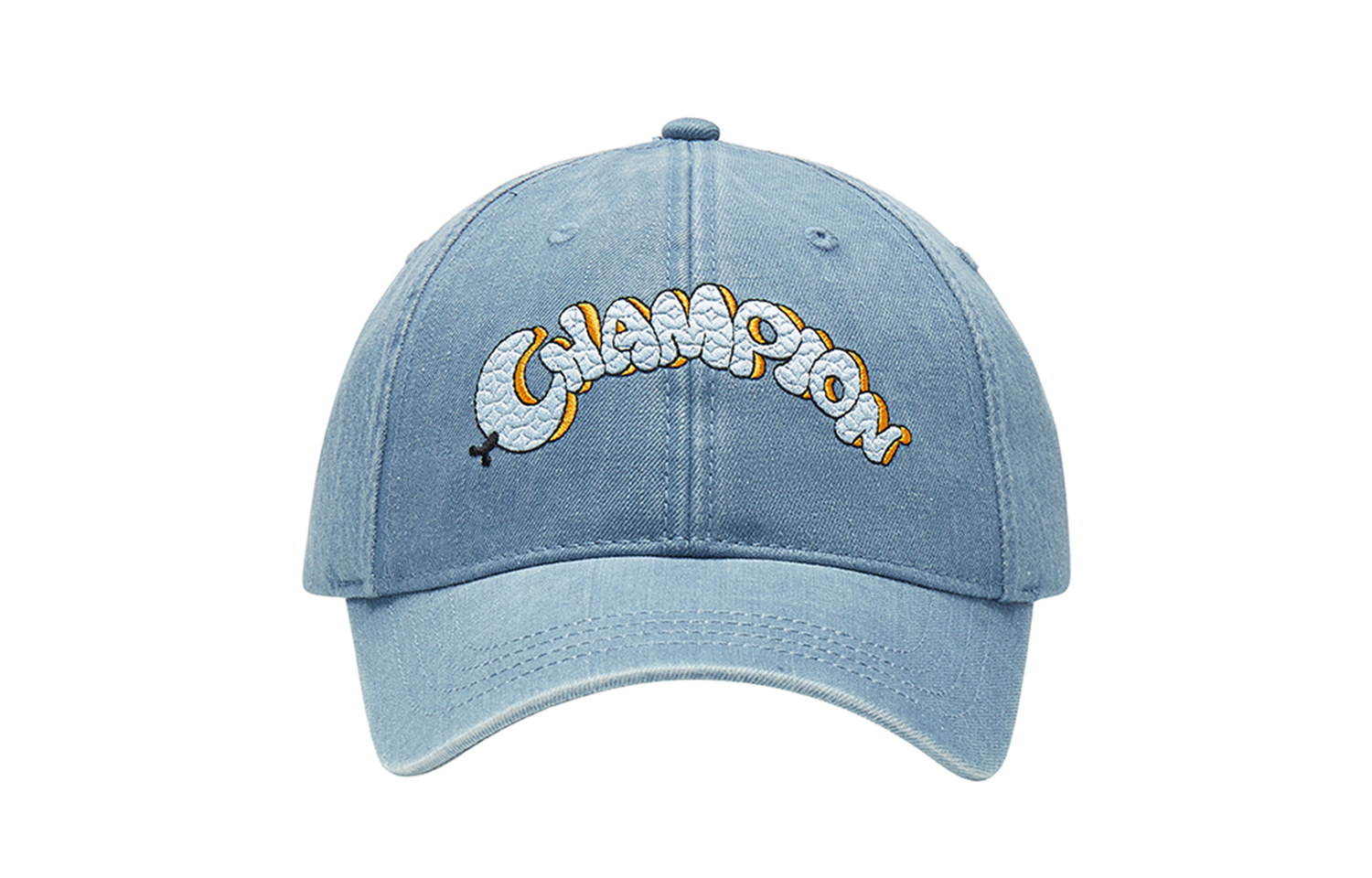 

Champion Хлопковая бейсболка унисекс красная, Light Blue Denim