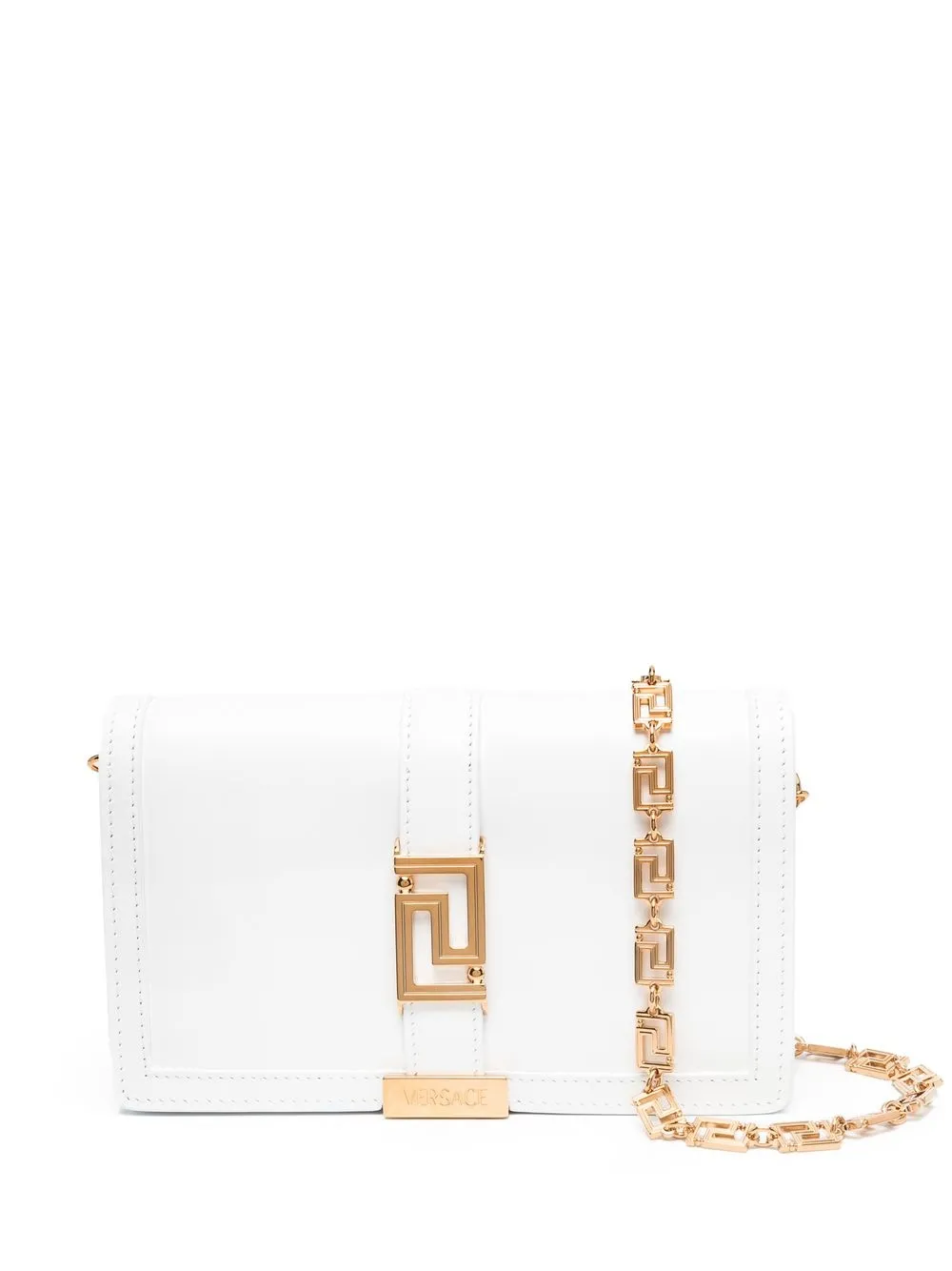 

Мини-сумка Greca Goddess VERSACE, белый