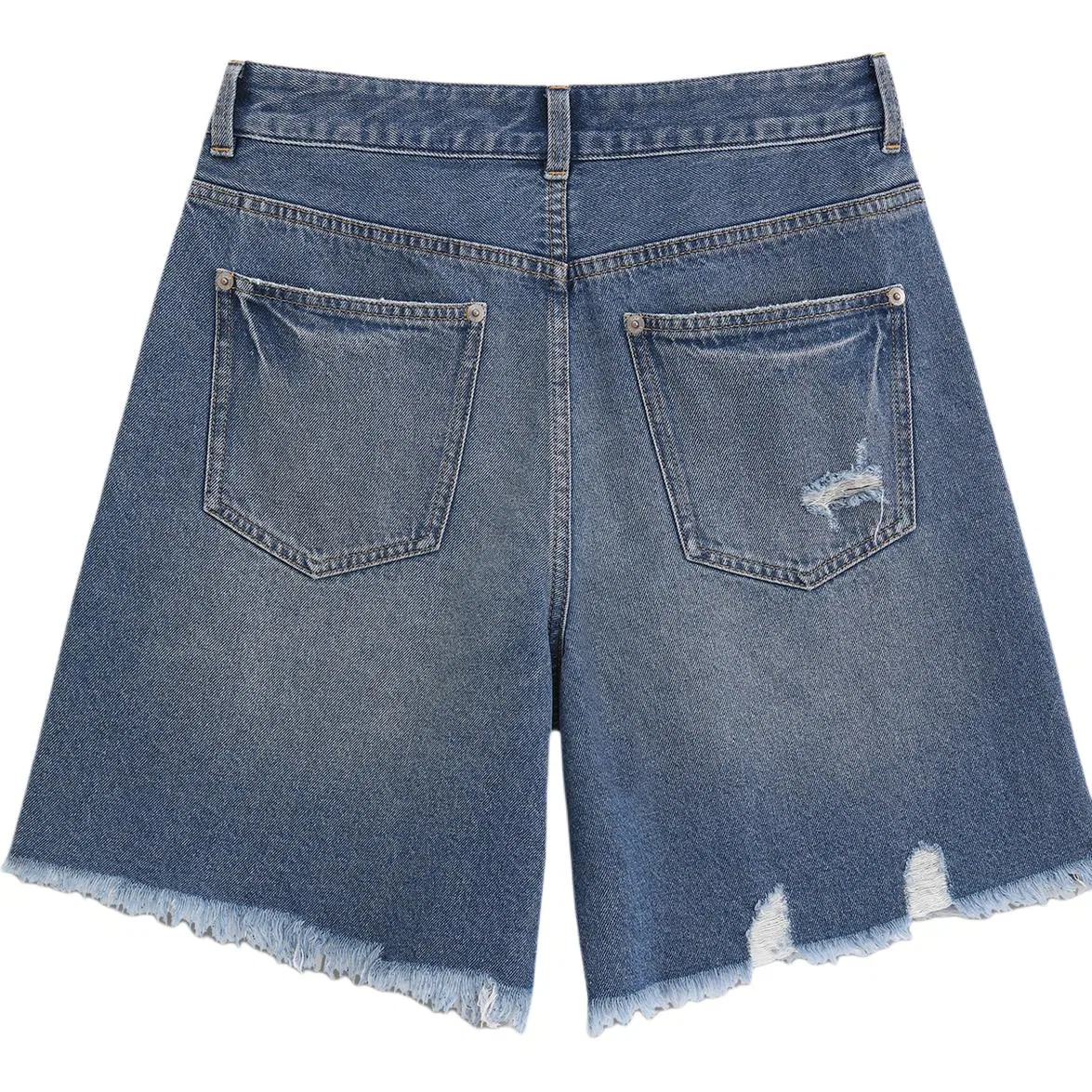 Джинсовые шорты GAP Blue Washed — фото 3