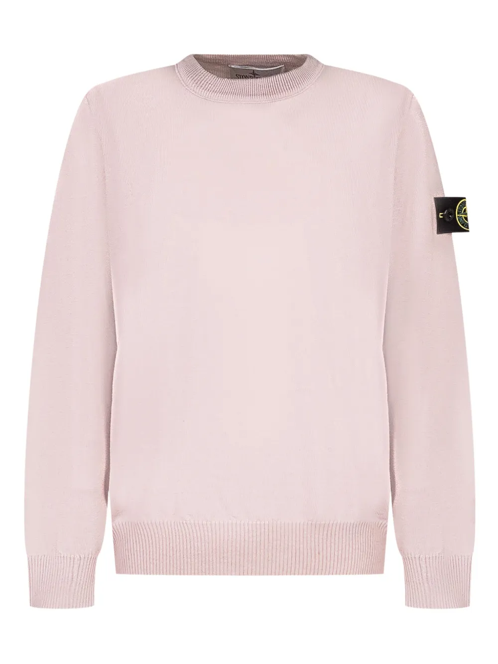 

Свитер с круглым вырезом Stone Island Junior, розовый