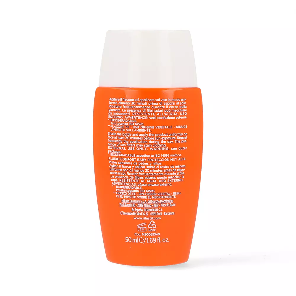 Солнцезащитный крем Sun System Spf50+ Baby Comfort Rilastil, 50 мл — фото 3