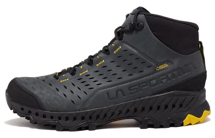 

Кроссовки Pyrramid Hiking унисекс, средний верх, серо-желтый La Sportiva