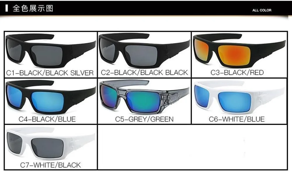 

Модные винтажные солнцезащитные очки для мужчин и женщин, ретро-очки для вождения, рыбалки, с защитой от УФ-излучения UV400, прямоугольной формы HYYZZC, C2