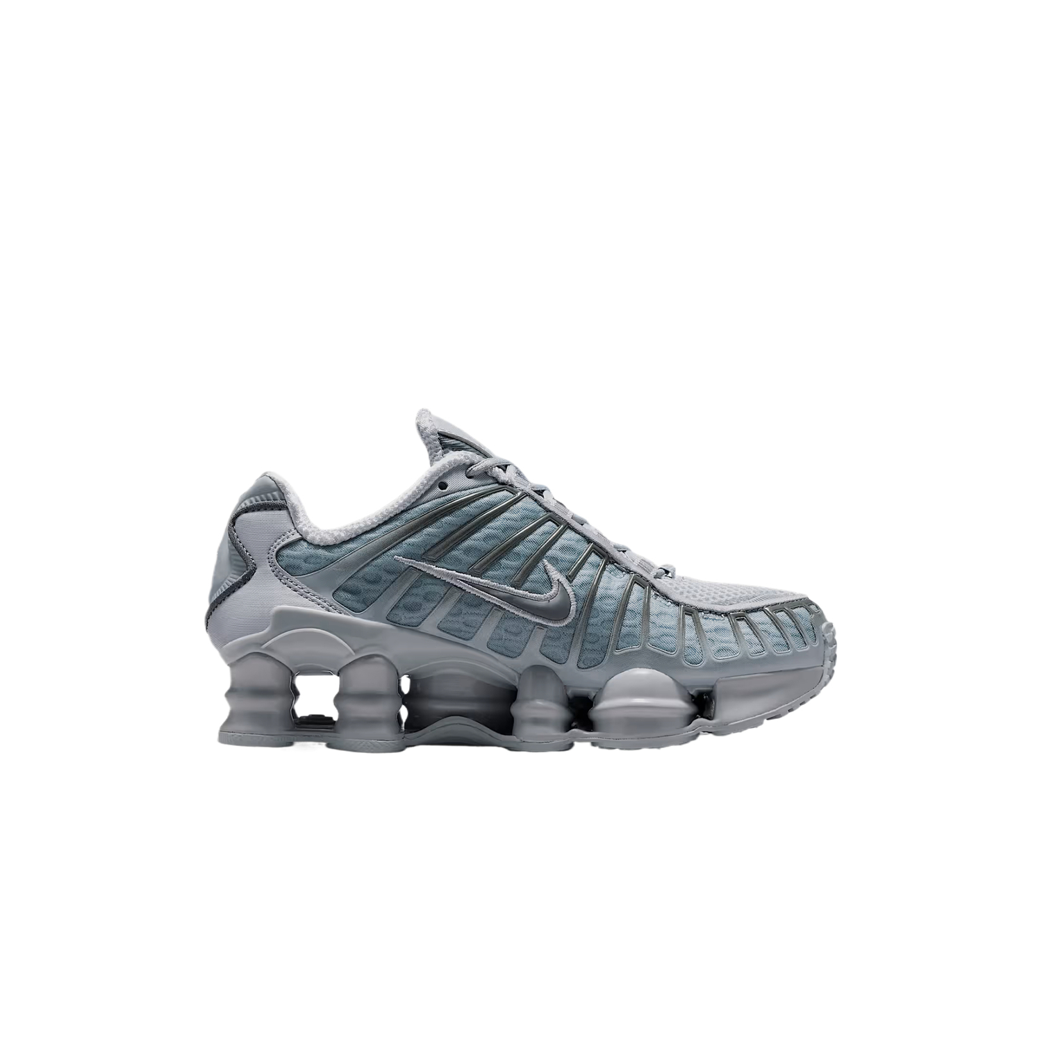 Shox TL детские беговые кроссовки gray подростковые Nike, серый — фото 3