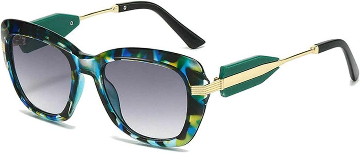 

Солнцезащитные очки Willochra Retro Oversized Cat eye для женщин и мужчин, модные, стильные, в стиле 90-х, квадратные, разноцветные, с защитой от УФ-излучения UV400, C3