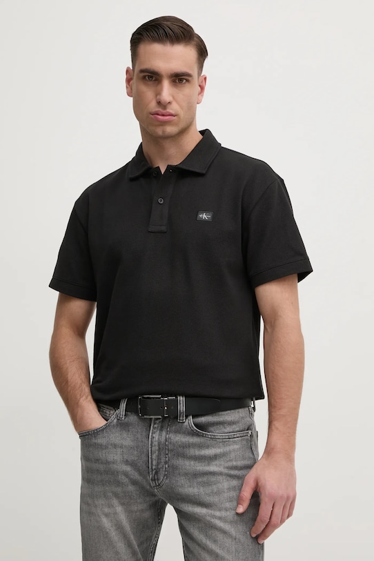 

Поло Calvin Klein Jeans, черный