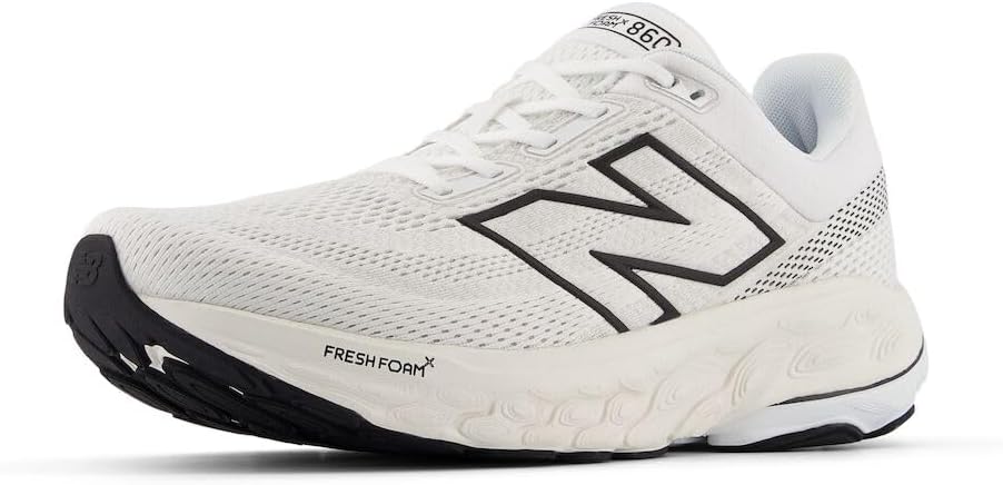

Кроссовки для бега New Balance Men's Fresh Foam X 860 V14, White/Black/Sea Salt