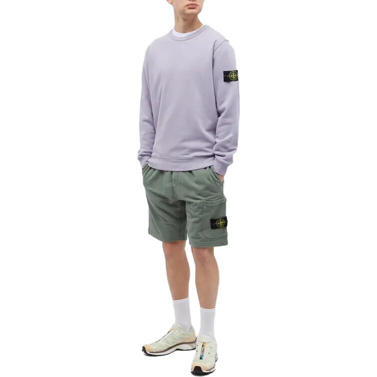Толстовка мужская сиренево-фиолетовая Stone Island, цвет Lilac — фото 2